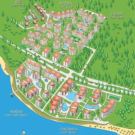 Fort Noks Grand Panorama Fort Beach - B2-room-333 Apartment *